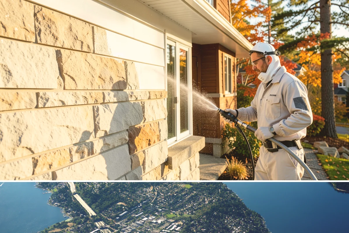 Cedar Fence Cleaning in Mercer Island, King County, WA - A dry stretch in summer is best so the cedar can fully dry before any stain or sealer goes on.