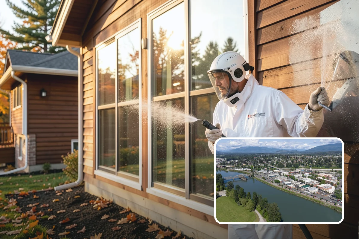 Cedar Fence Cleaning in Mount Vernon, Skagit County, WA - Brings back cedar's natural warm color hidden under gray weathering