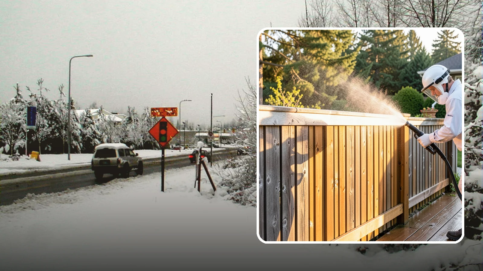 Cedar Fence Cleaning in Newcastle, King County, WA - Gentle cleaning tuned for cedar, the wood that grays fastest under Washington's damp, shaded conditions.