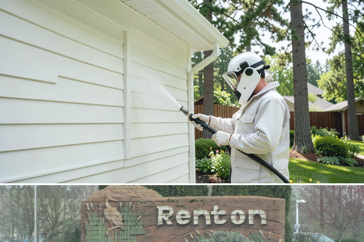 Cedar Fence Cleaning in Renton, King County, WA - A dry stretch in summer is best so the cedar can fully dry before any stain or sealer goes on.