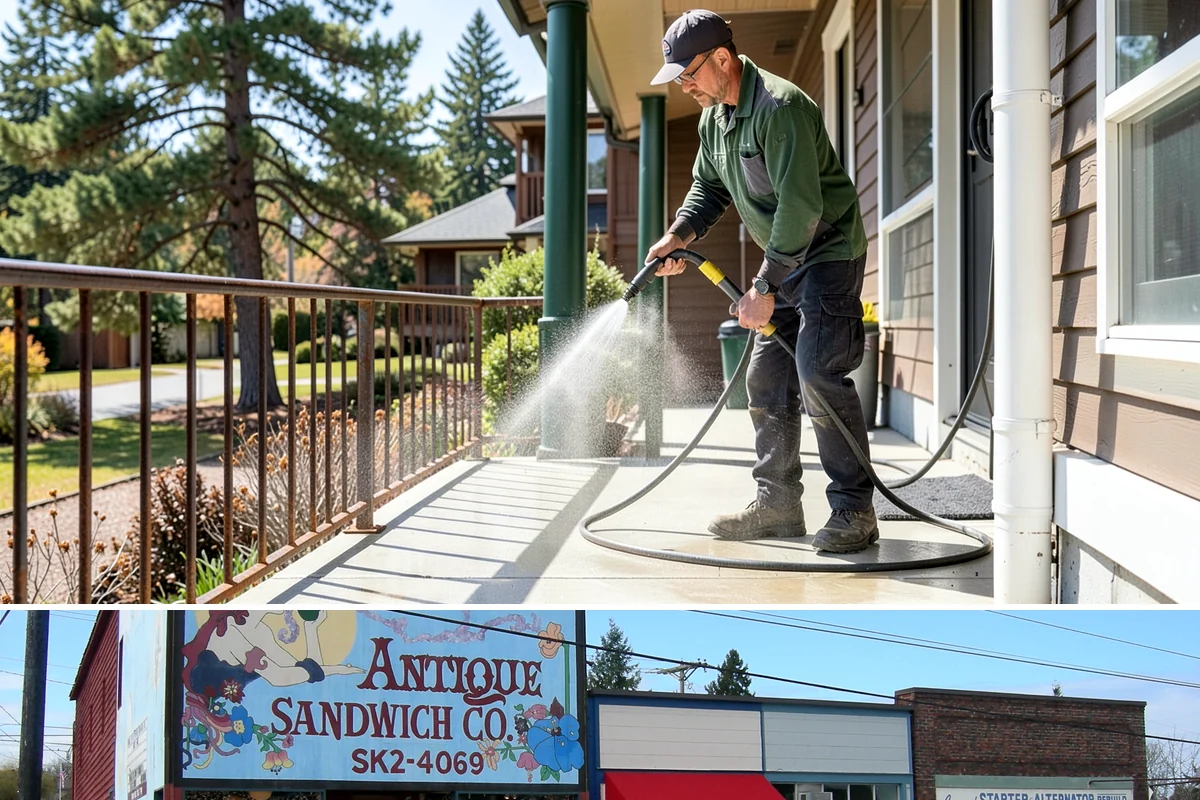 Cedar Fence Cleaning in Ruston, Pierce County, WA - A dry stretch in summer is best so the cedar can fully dry before any stain or sealer goes on.