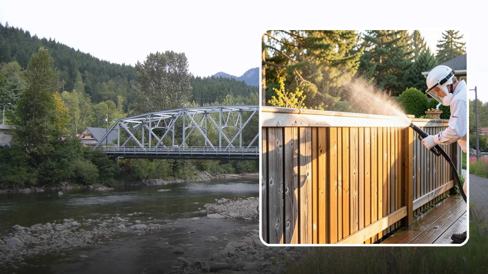 Cedar Fence Cleaning in Skykomish, King County, WA - Gentle cleaning tuned for cedar, the wood that grays fastest under Washington's damp, shaded conditions.