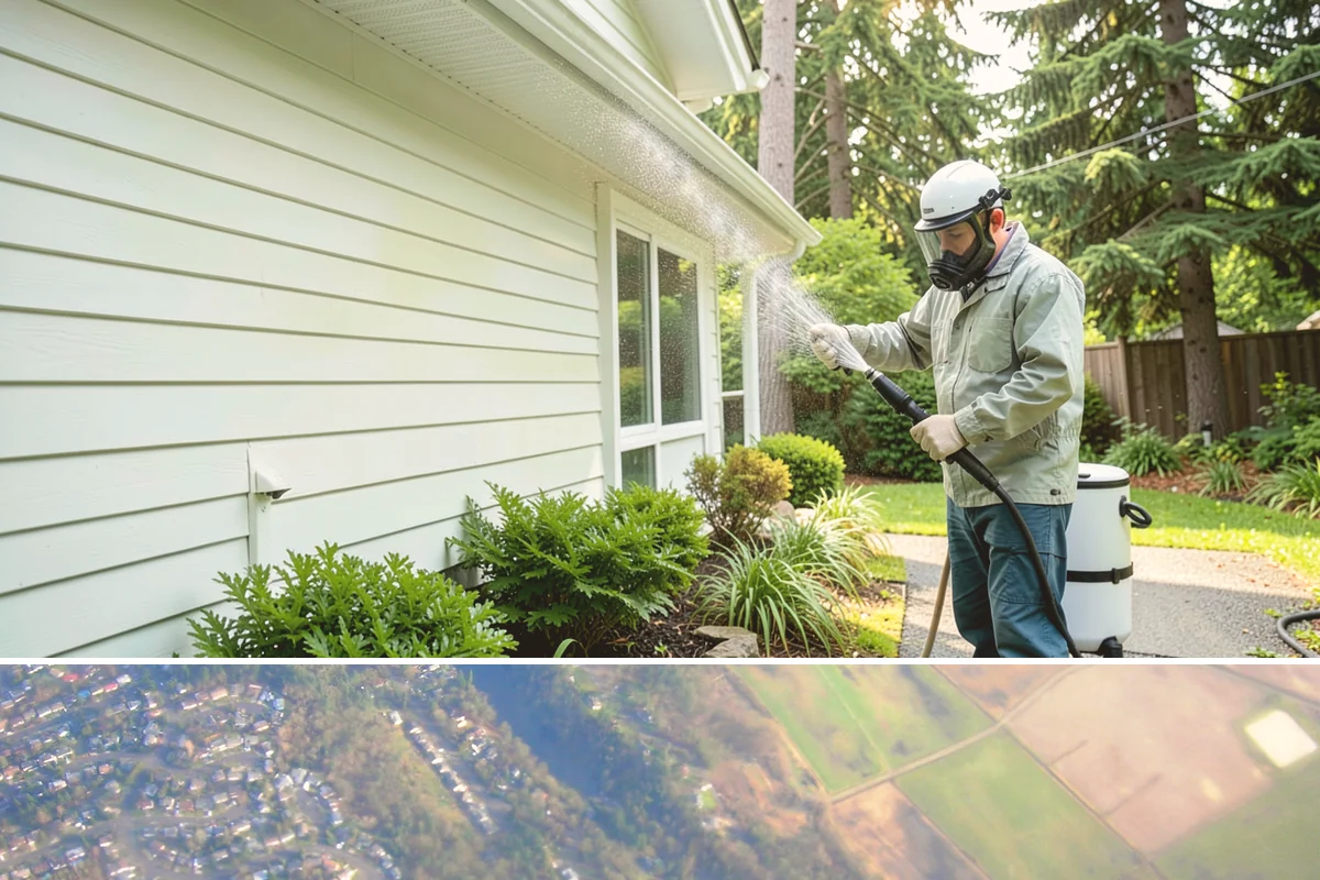 Cedar Shake Roof Cleaning in Algona, King County, WA - Clean cedar roofs in mid to late summer so the wood can dry fully before autumn moisture returns.