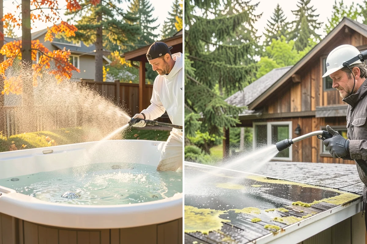 Cedar Shake Roof Cleaning in Bellevue, King County, WA - Assess shake condition for rot, cupping, and loose pieces
