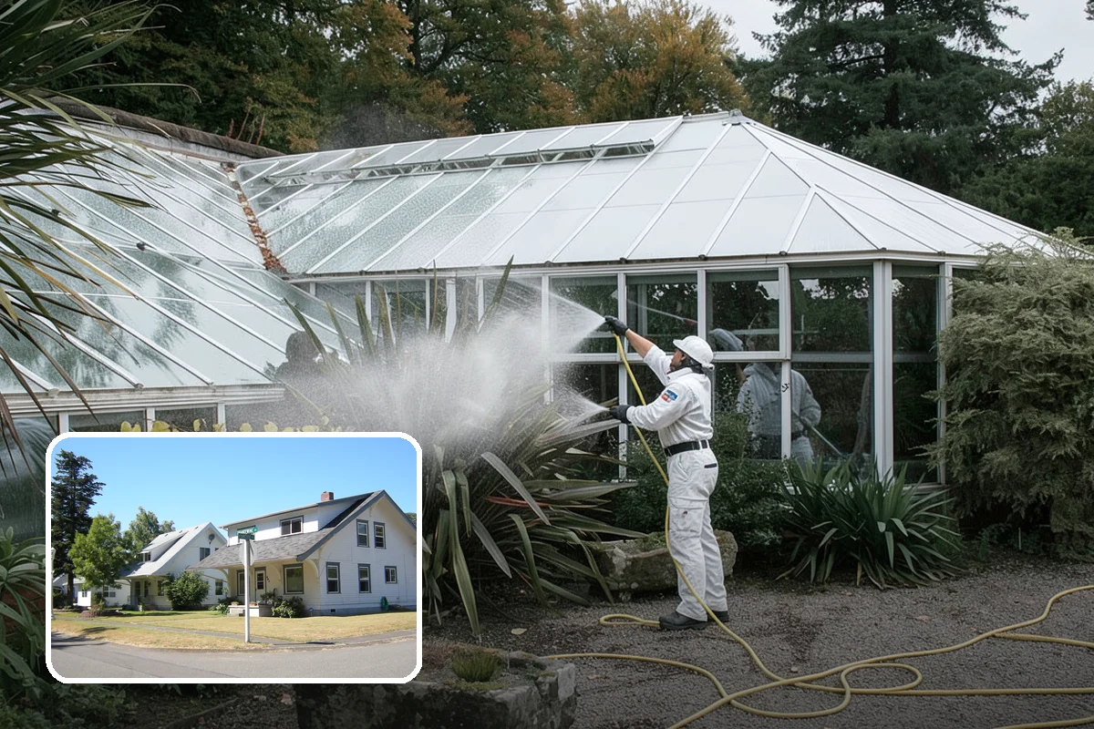 Cedar Shake Roof Cleaning in DuPont, Pierce County, WA - Halts moss-driven rot that destroys untreated cedar roofs