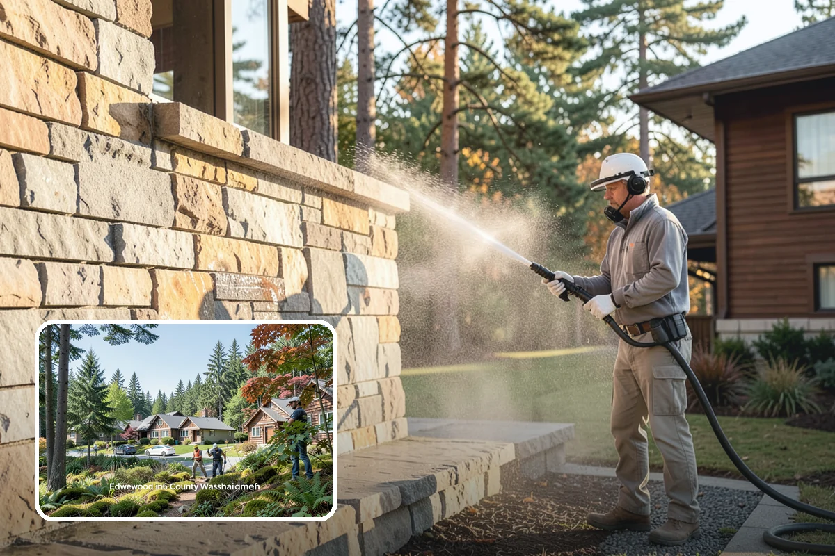 Cedar Shake Roof Cleaning in Edgewood, Pierce County, WA - Halts moss-driven rot that destroys untreated cedar roofs