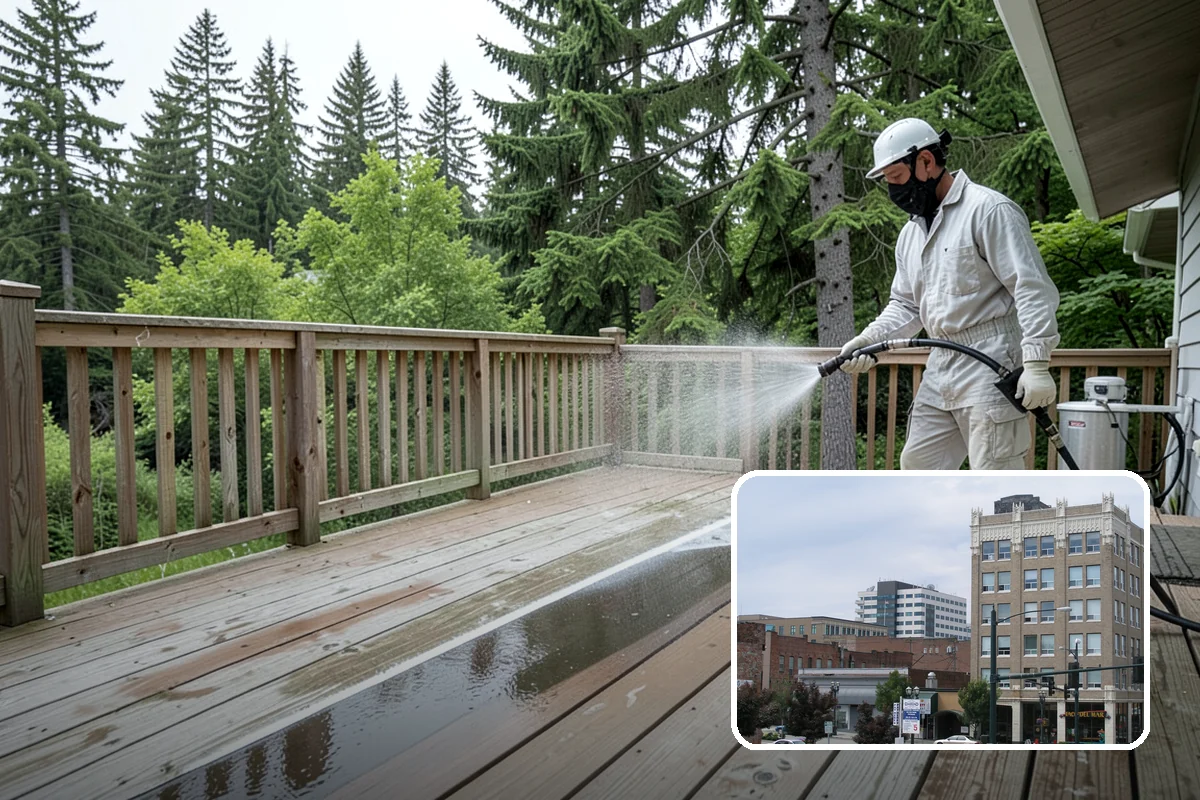 Cedar Shake Roof Cleaning in Everett, Snohomish County, WA - Halts moss-driven rot that destroys untreated cedar roofs