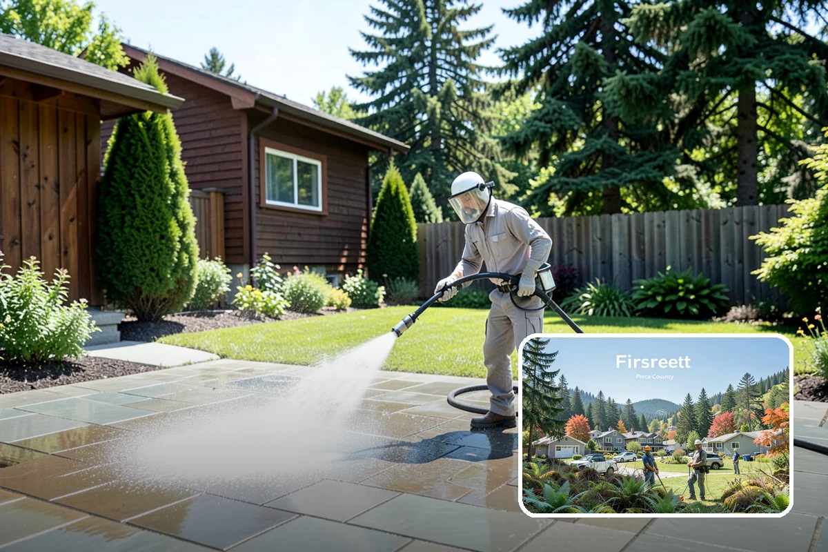 Cedar Shake Roof Cleaning in Fircrest, Pierce County, WA - Halts moss-driven rot that destroys untreated cedar roofs
