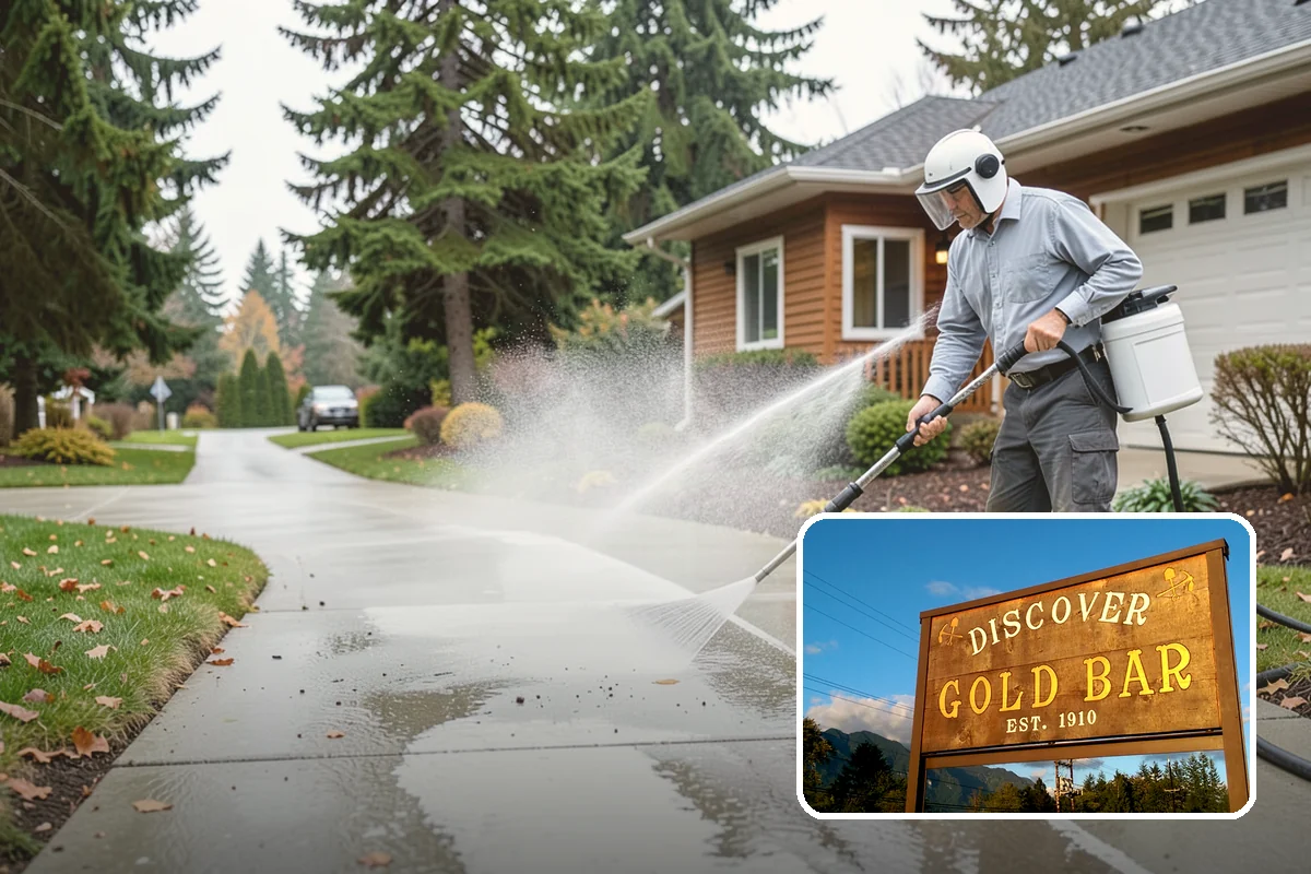 Cedar Shake Roof Cleaning in Gold Bar, Snohomish County, WA - Halts moss-driven rot that destroys untreated cedar roofs