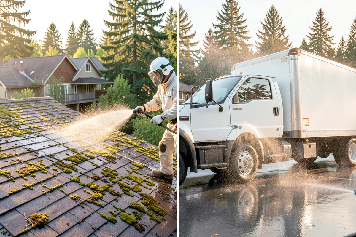 Cedar Shake Roof Cleaning in Hunts Point, King County, WA - Assess shake condition for rot, cupping, and loose pieces