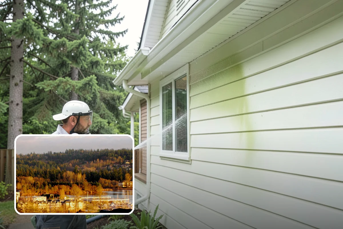 Cedar Shake Roof Cleaning in Kenmore, King County, WA - Halts moss-driven rot that destroys untreated cedar roofs