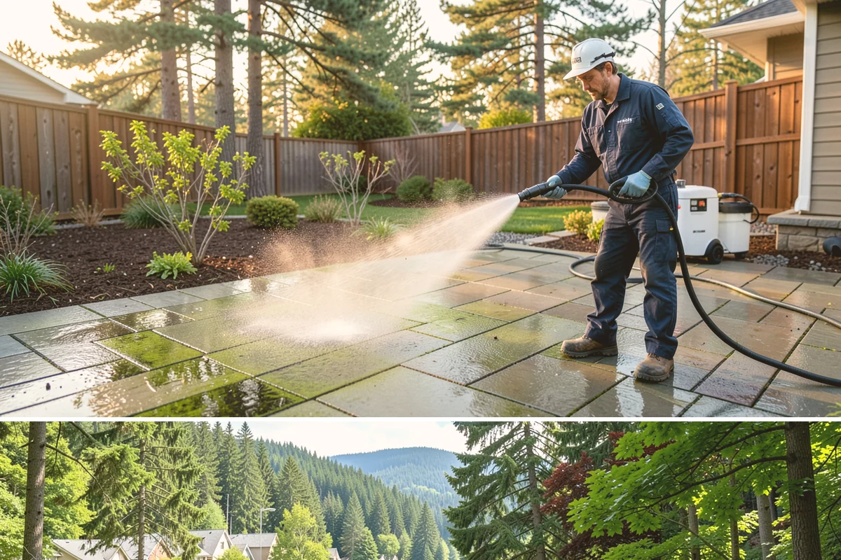 Cedar Shake Roof Cleaning in Lake Forest Park, King County, WA - Clean cedar roofs in mid to late summer so the wood can dry fully before autumn moisture returns.