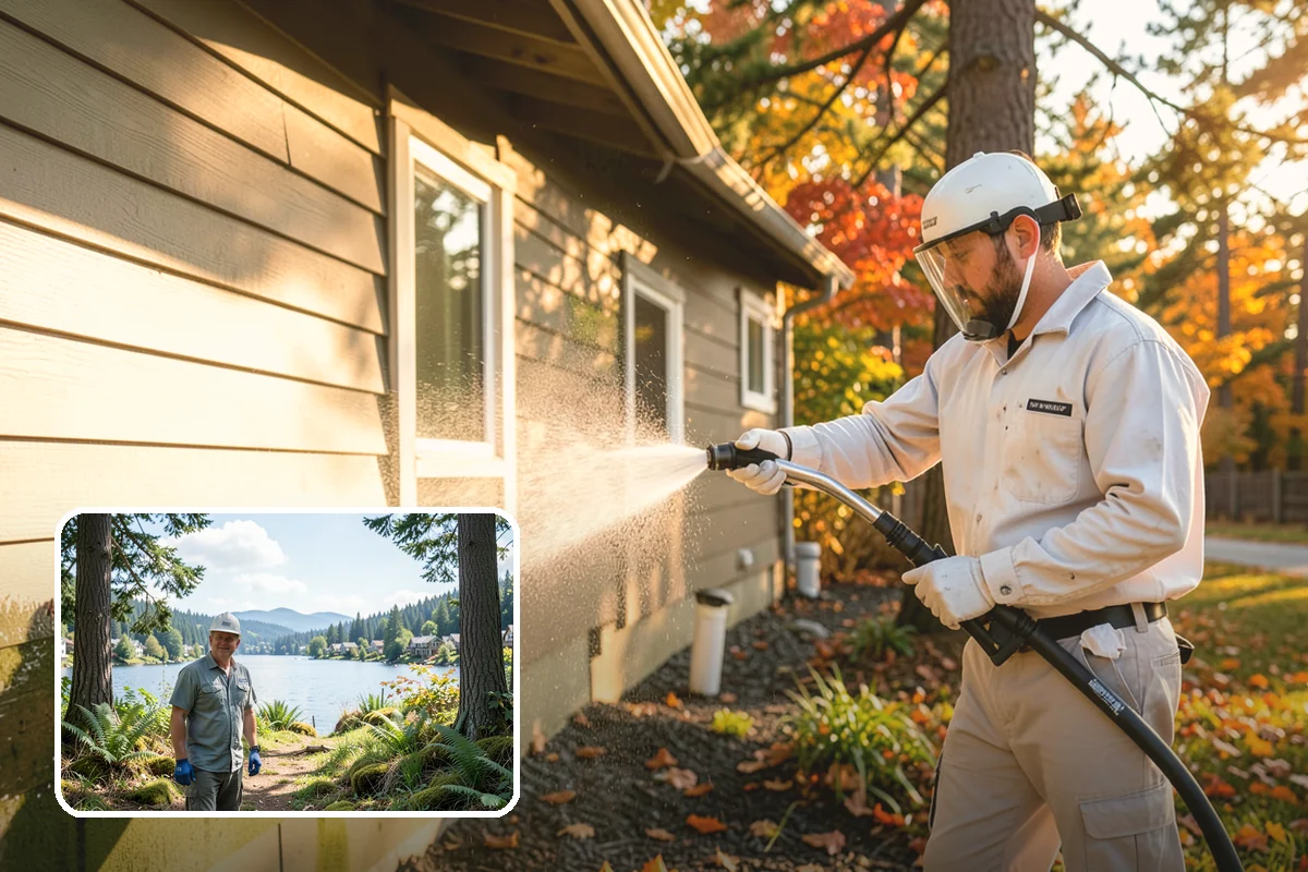 Cedar Shake Roof Cleaning in Milton, King County, WA - Halts moss-driven rot that destroys untreated cedar roofs