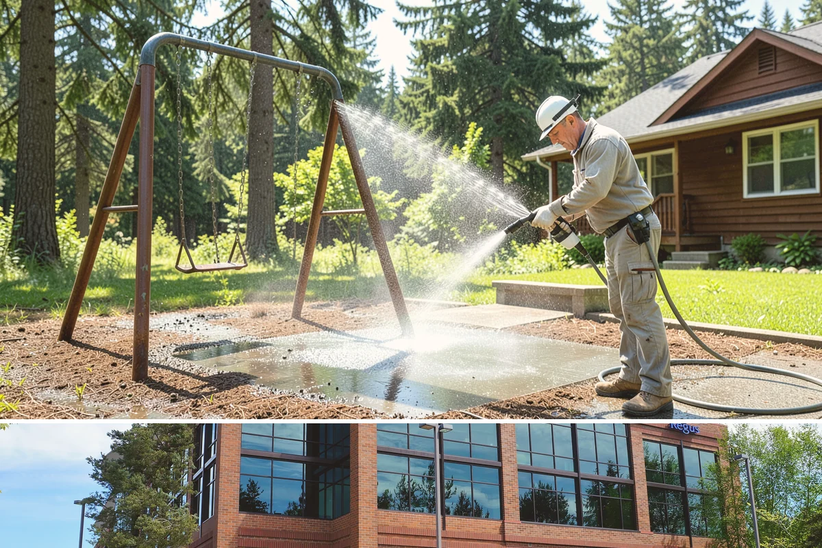Cedar Shake Roof Cleaning in Mountlake Terrace, Snohomish County, WA - Clean cedar roofs in mid to late summer so the wood can dry fully before autumn moisture returns.