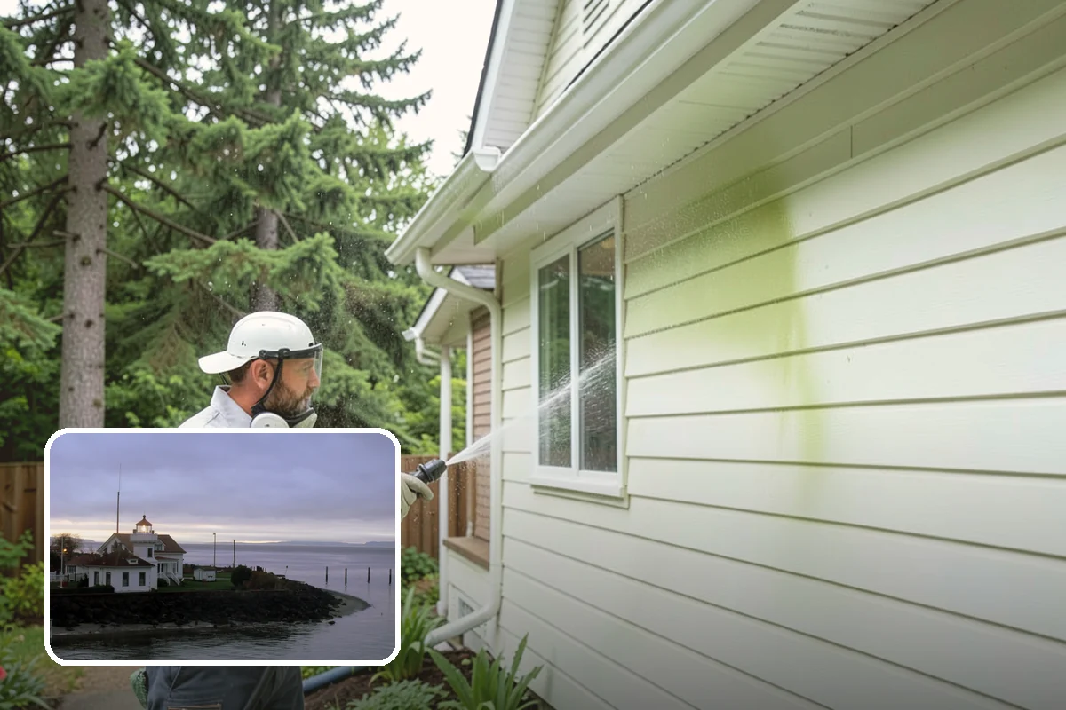 Cedar Shake Roof Cleaning in Mukilteo, Snohomish County, WA - Halts moss-driven rot that destroys untreated cedar roofs