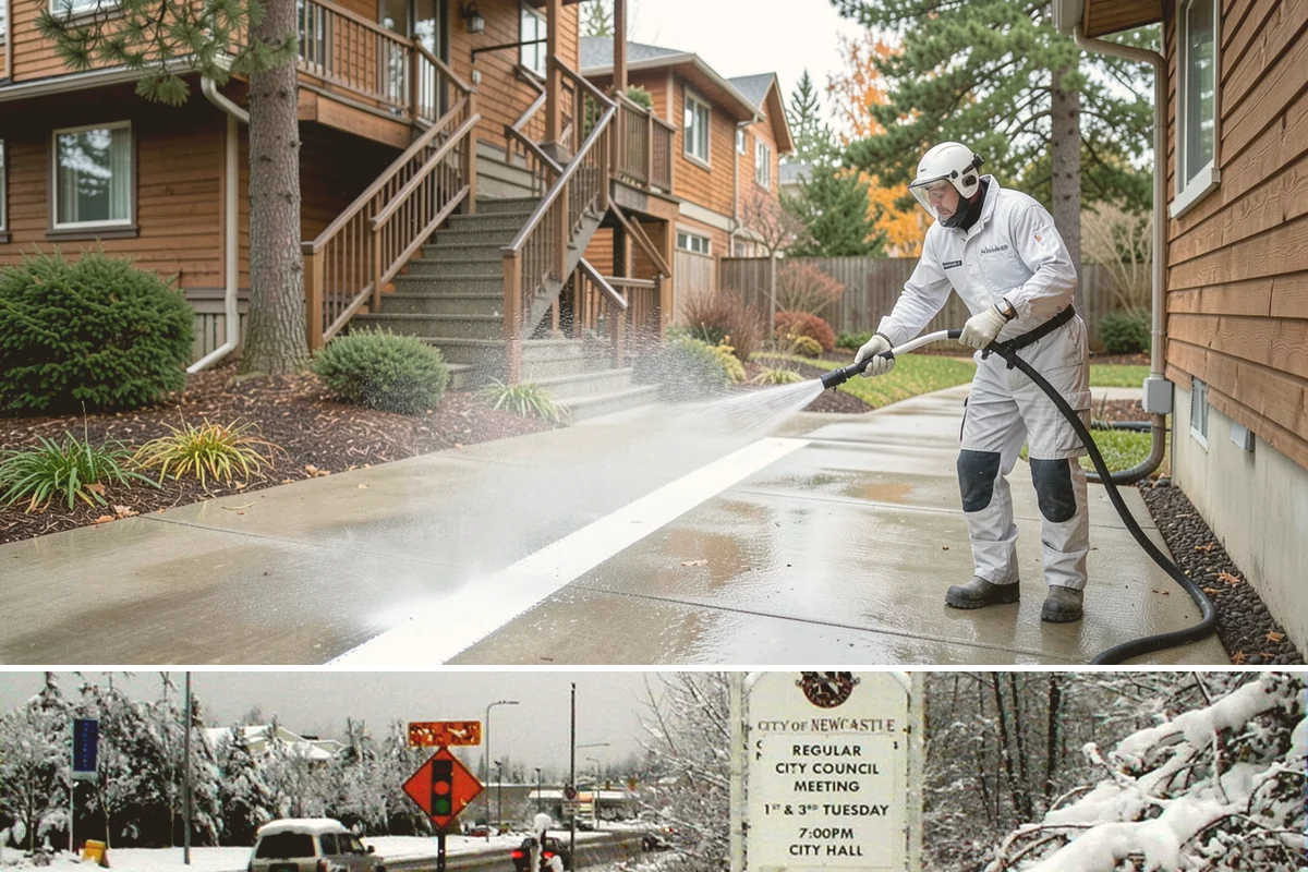 Cedar Shake Roof Cleaning in Newcastle, King County, WA - Clean cedar roofs in mid to late summer so the wood can dry fully before autumn moisture returns.