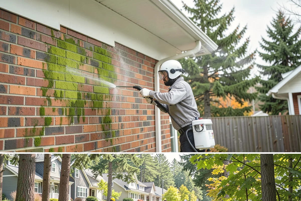Cedar Shake Roof Cleaning in Normandy Park, King County, WA - Clean cedar roofs in mid to late summer so the wood can dry fully before autumn moisture returns.