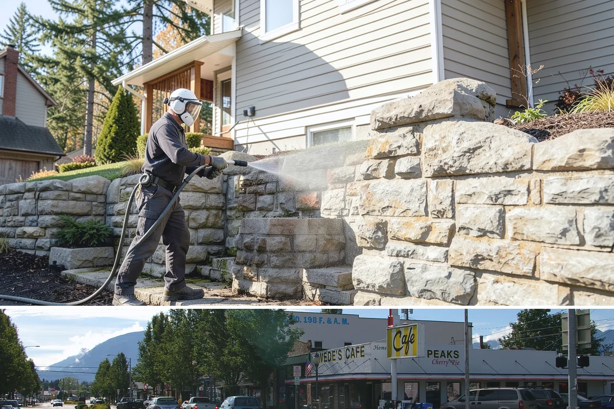 Cedar Shake Roof Cleaning in North Bend, King County, WA - Clean cedar roofs in mid to late summer so the wood can dry fully before autumn moisture returns.