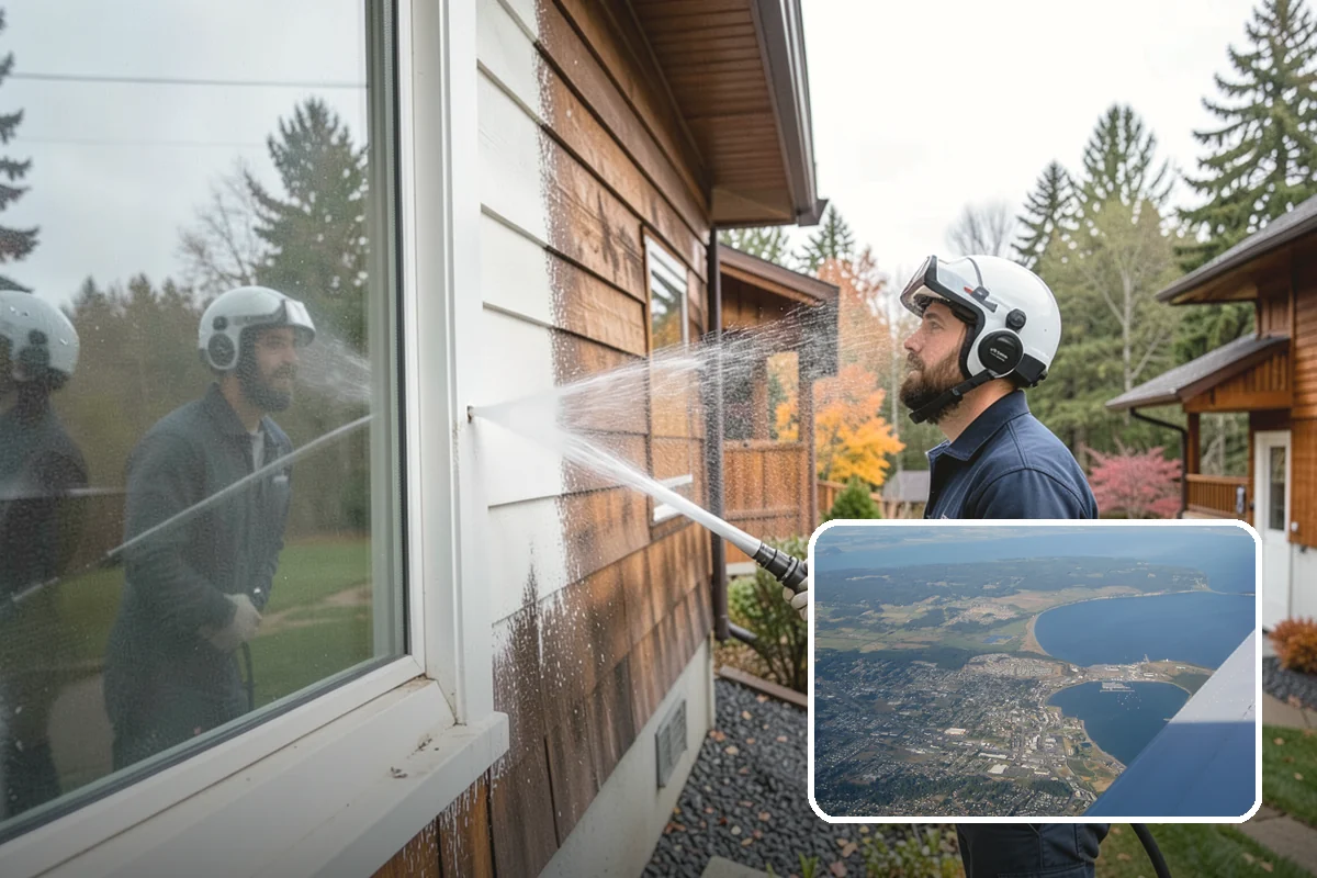 Cedar Shake Roof Cleaning in Oak Harbor, Island County, WA - Halts moss-driven rot that destroys untreated cedar roofs