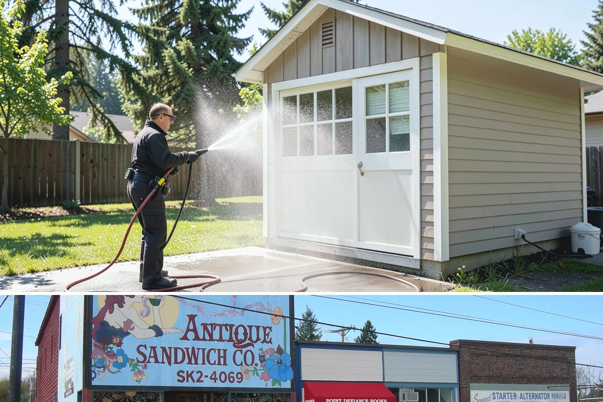 Cedar Shake Roof Cleaning in Ruston, Pierce County, WA - Clean cedar roofs in mid to late summer so the wood can dry fully before autumn moisture returns.