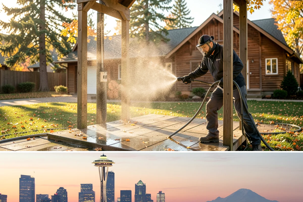 Cedar Shake Roof Cleaning in Seattle, King County, WA - Clean cedar roofs in mid to late summer so the wood can dry fully before autumn moisture returns.