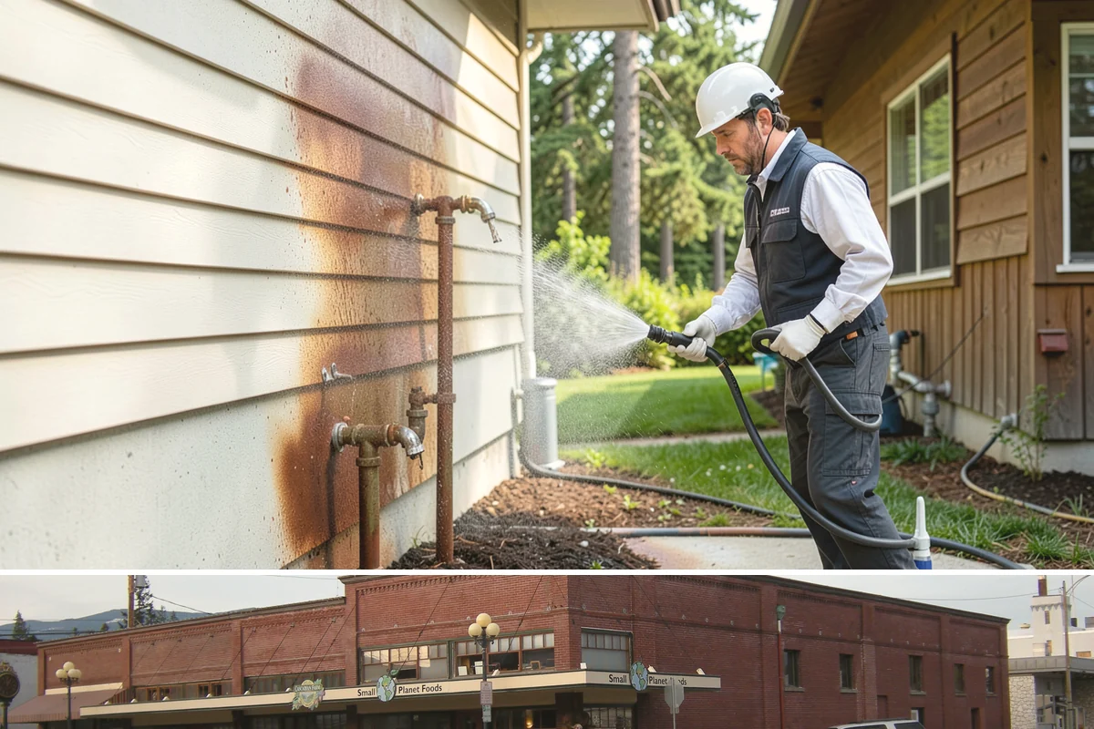 Cedar Shake Roof Cleaning in Sedro-Woolley, Skagit County, WA - Clean cedar roofs in mid to late summer so the wood can dry fully before autumn moisture returns.