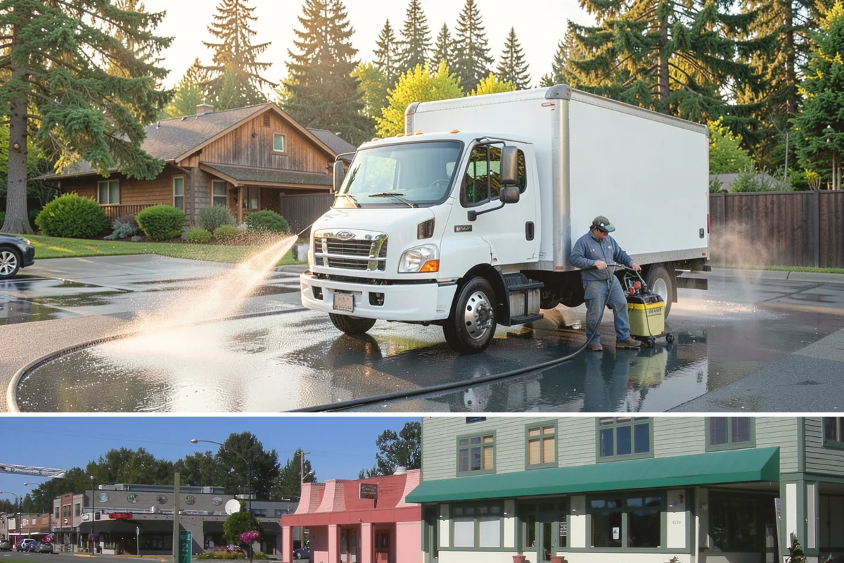 Cedar Shake Roof Cleaning in Snoqualmie, King County, WA - Clean cedar roofs in mid to late summer so the wood can dry fully before autumn moisture returns.