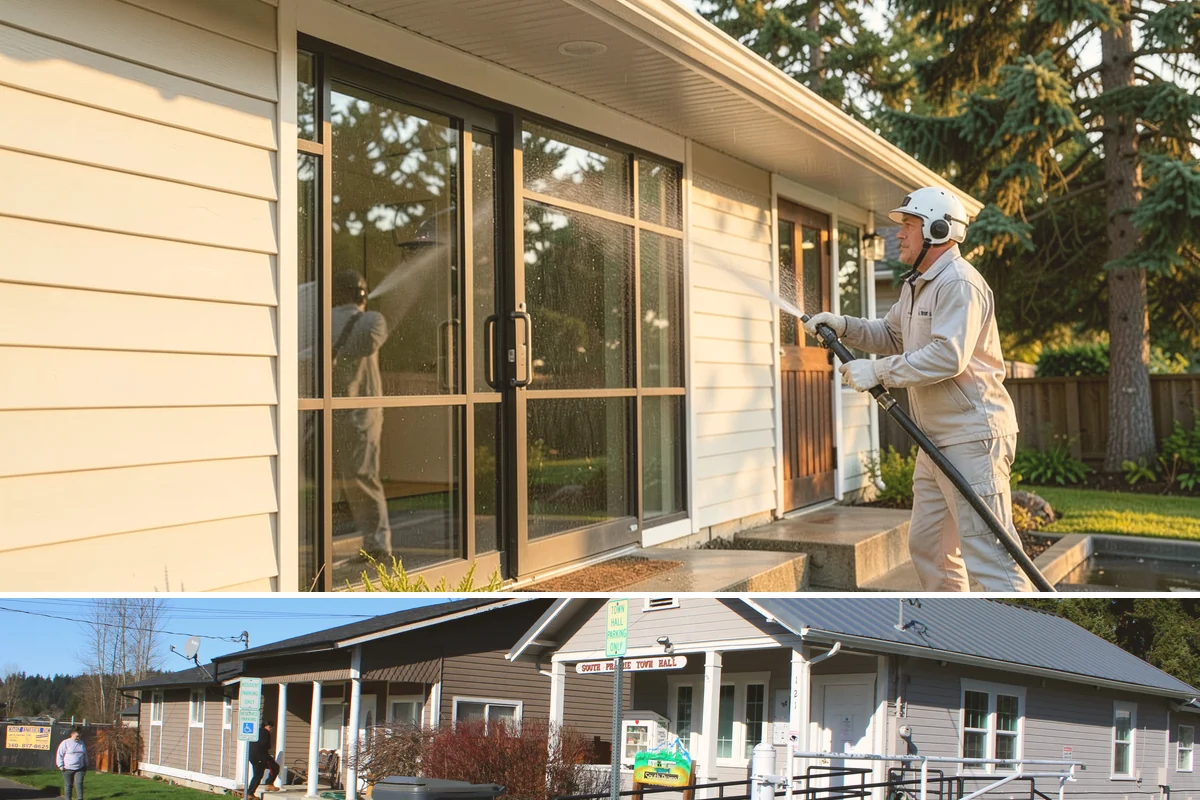 Cedar Shake Roof Cleaning in South Prairie, Pierce County, WA - Clean cedar roofs in mid to late summer so the wood can dry fully before autumn moisture returns.