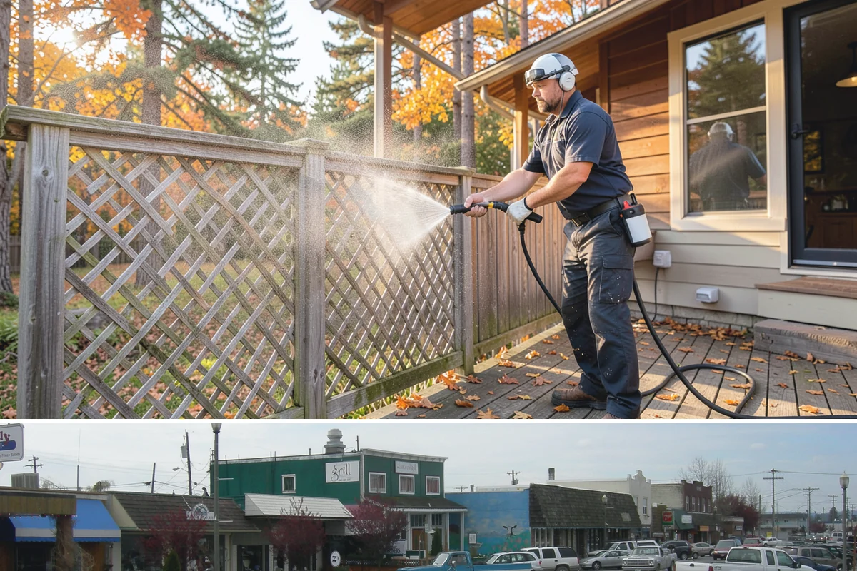 Cedar Shake Roof Cleaning in Stanwood, Snohomish County, WA - Clean cedar roofs in mid to late summer so the wood can dry fully before autumn moisture returns.