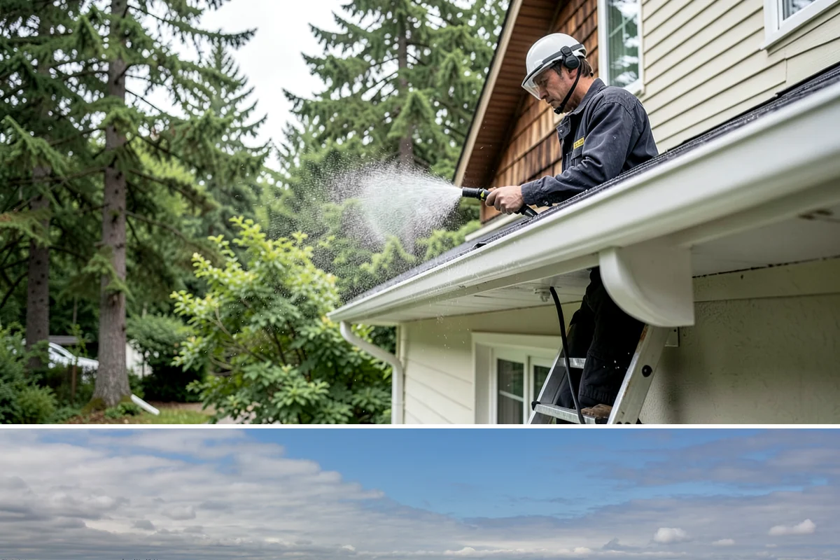 Cedar Shake Roof Cleaning in University Place, Pierce County, WA - Clean cedar roofs in mid to late summer so the wood can dry fully before autumn moisture returns.