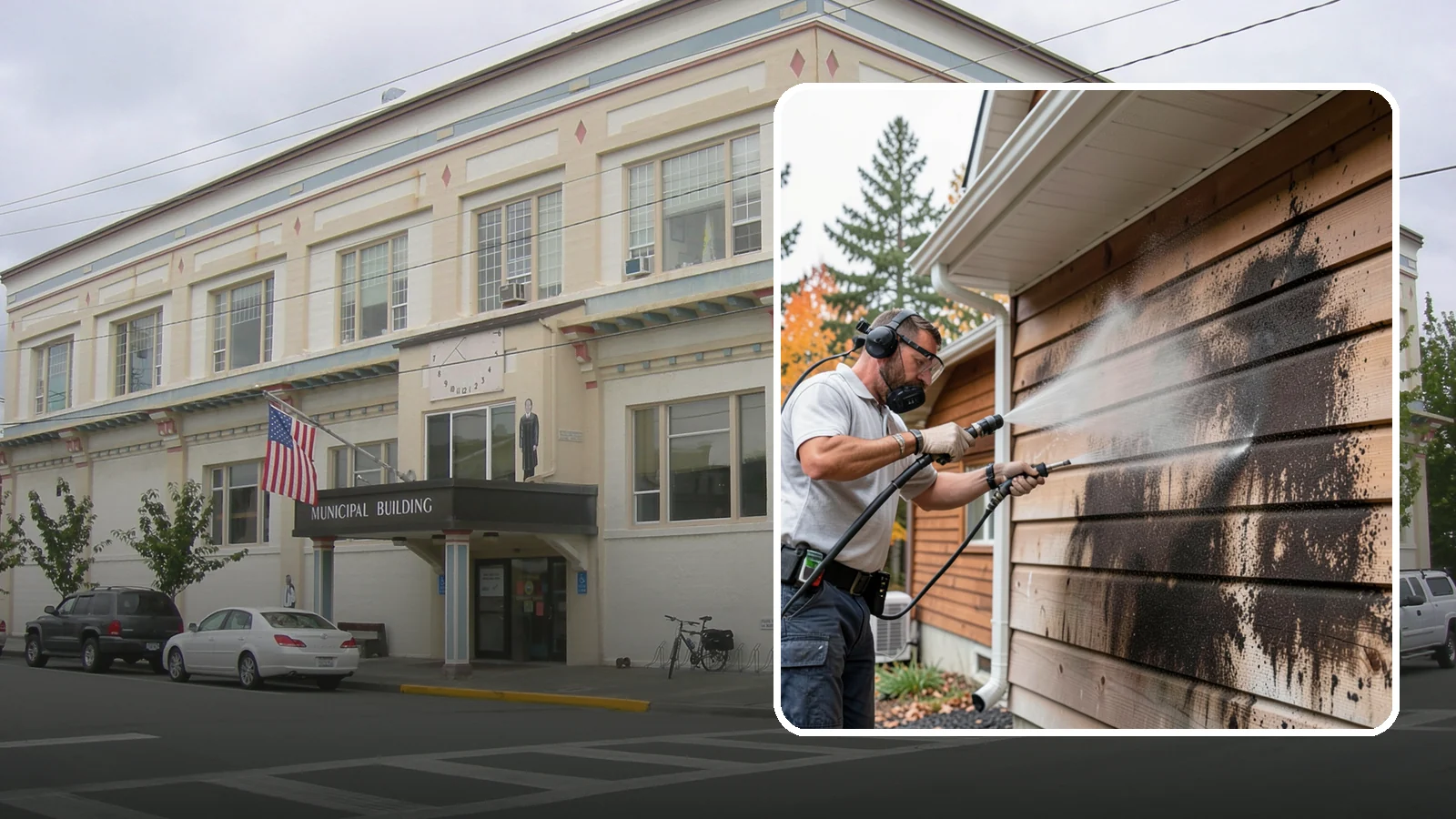 Cedar Siding Washing in Anacortes, Skagit County, WA - Cedar siding washing carefully clears mildew and dark streaks from shakes and boards while protecting cedar's soft, natural...