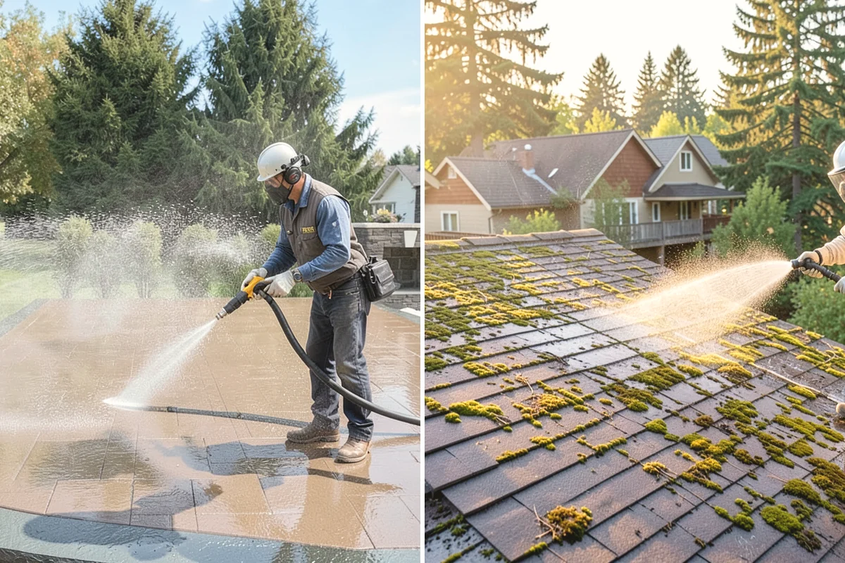 Cedar Siding Washing in Anacortes, Skagit County, WA - Inspect shakes and boards for loose or damaged pieces