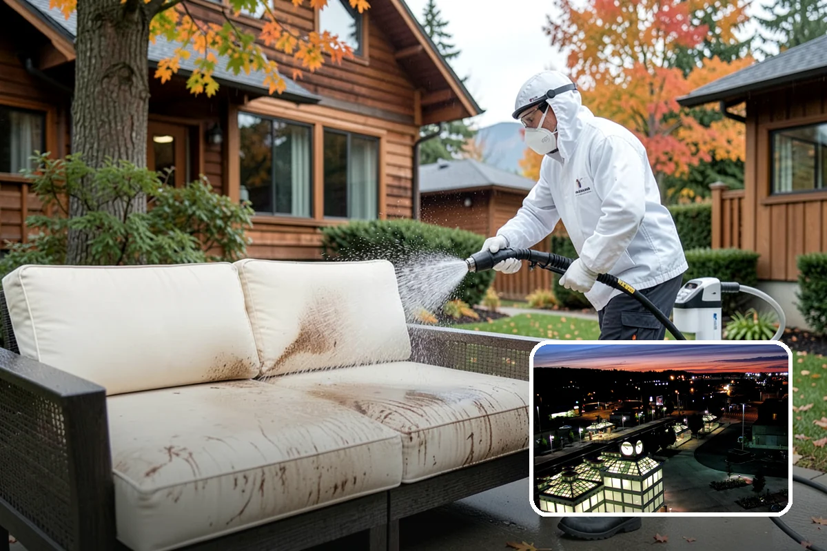 Cedar Siding Washing in Auburn, King County, WA - Protects soft cedar fibers from pressure damage