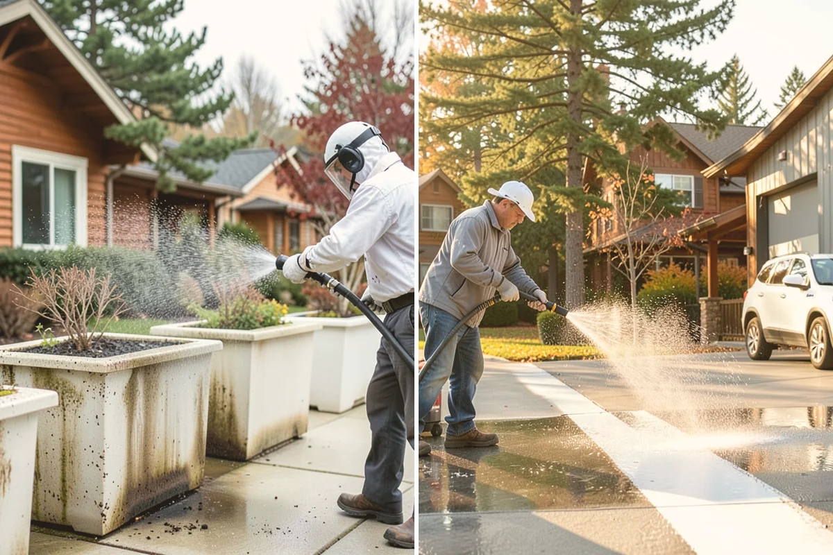 Cedar Siding Washing in Bellevue, King County, WA - Inspect shakes and boards for loose or damaged pieces