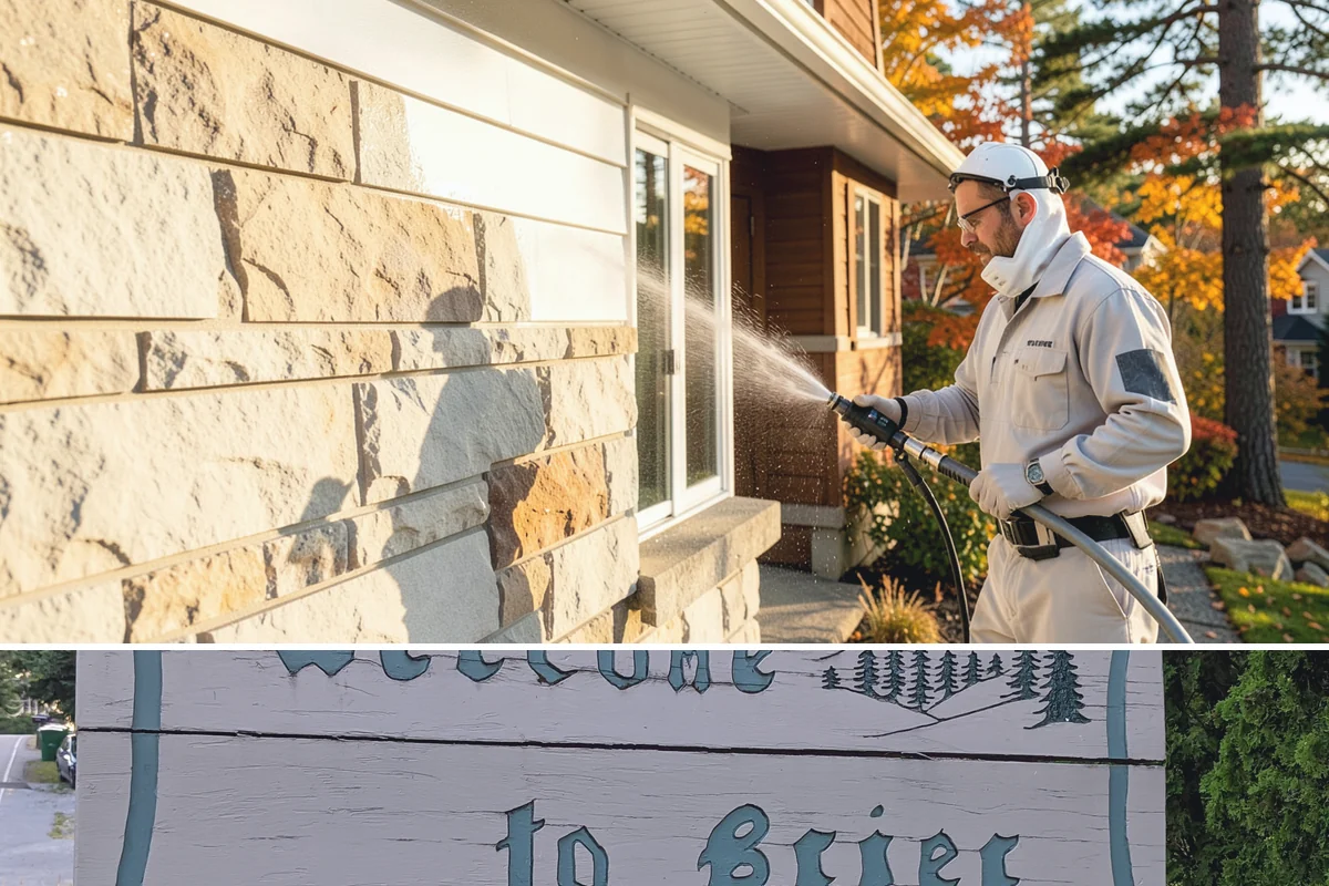 Cedar Siding Washing in Brier, Snohomish County, WA - The dry months of summer are ideal so cedar dries completely and holds any new stain applied afterward.