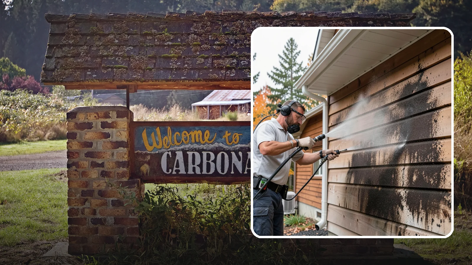 Cedar Siding Washing in Carbonado, Pierce County, WA - Cedar siding washing carefully clears mildew and dark streaks from shakes and boards while protecting cedar's soft, natural...