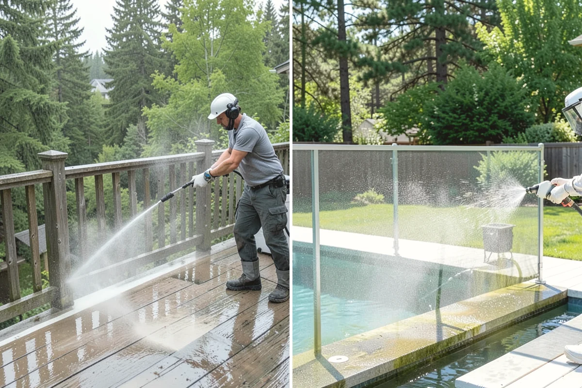 Cedar Siding Washing in Carbonado, Pierce County, WA - Inspect shakes and boards for loose or damaged pieces