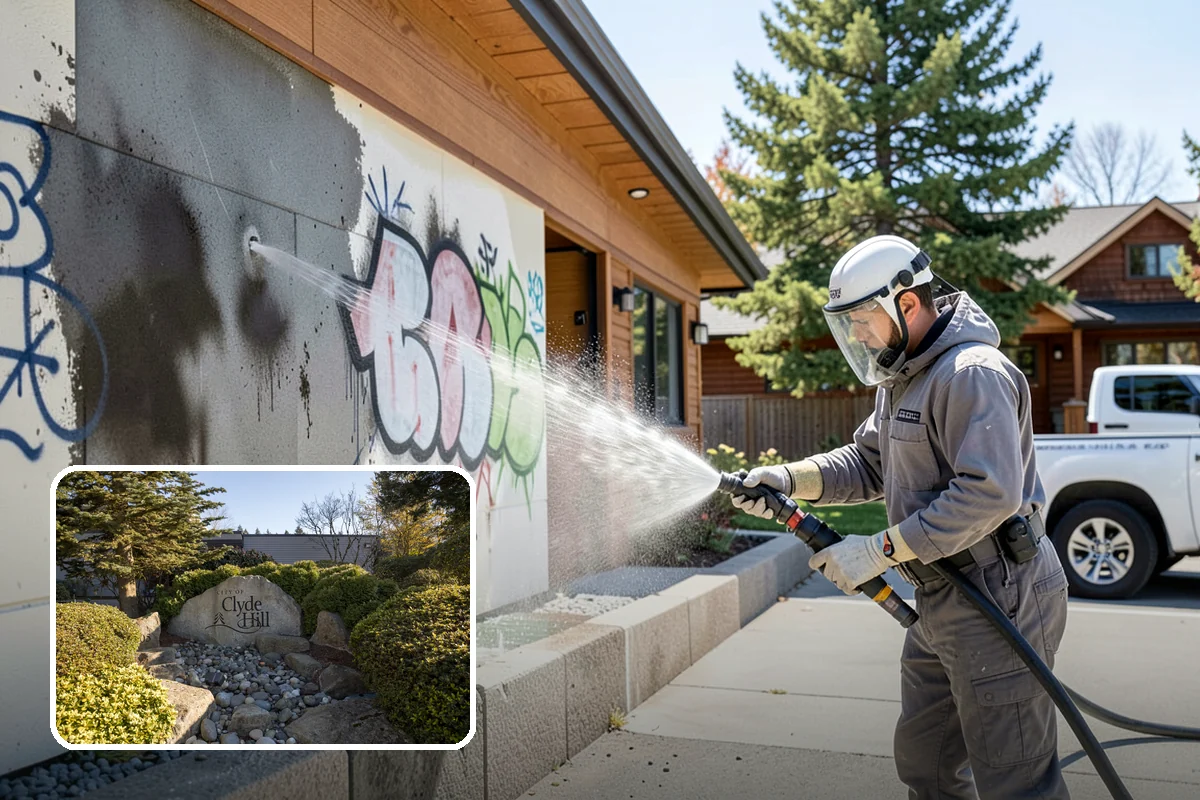 Cedar Siding Washing in Clyde Hill, King County, WA - Protects soft cedar fibers from pressure damage