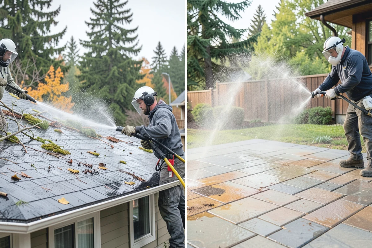 Cedar Siding Washing in Darrington, Snohomish County, WA - Inspect shakes and boards for loose or damaged pieces