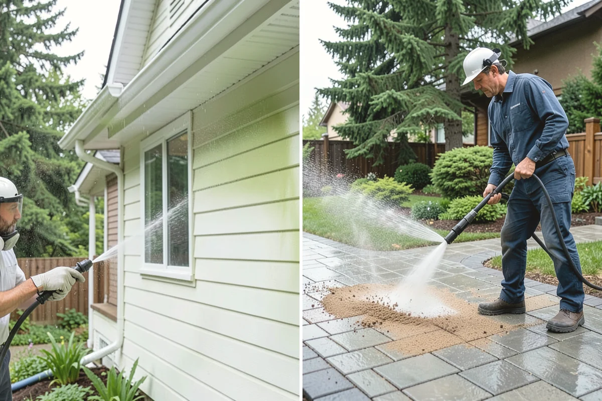 Cedar Siding Washing in Duvall, King County, WA - Inspect shakes and boards for loose or damaged pieces