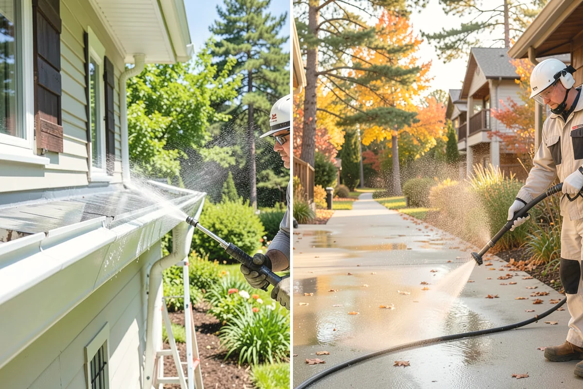 Cedar Siding Washing in Edgewood, Pierce County, WA - Inspect shakes and boards for loose or damaged pieces
