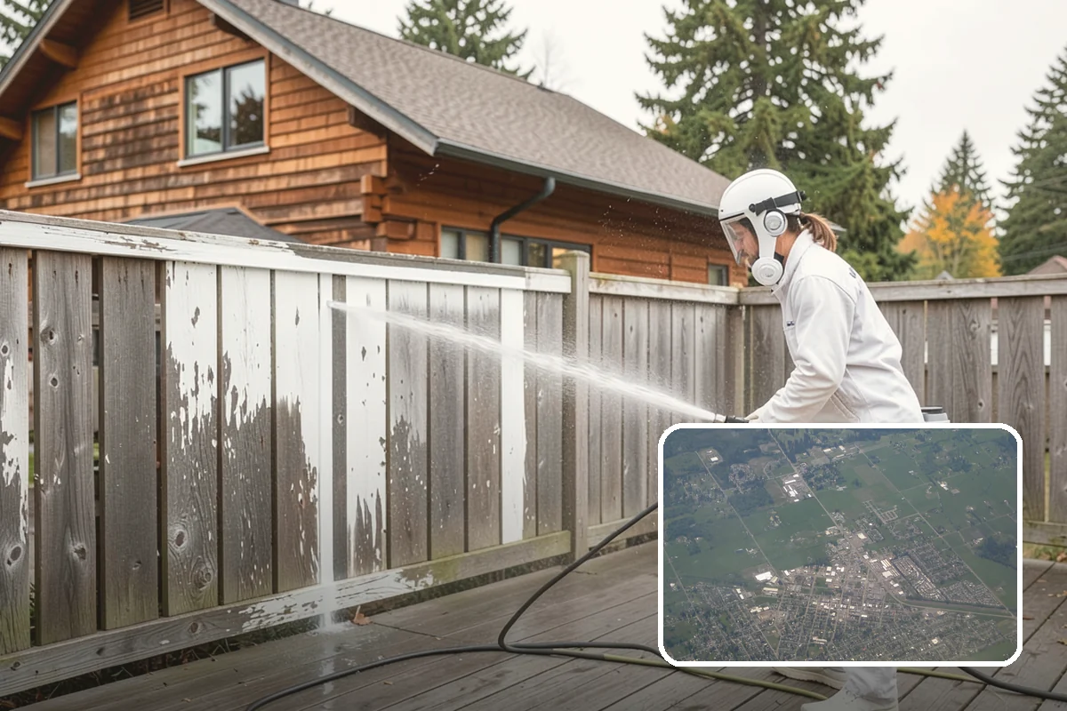 Cedar Siding Washing in Enumclaw, King County, WA - Protects soft cedar fibers from pressure damage