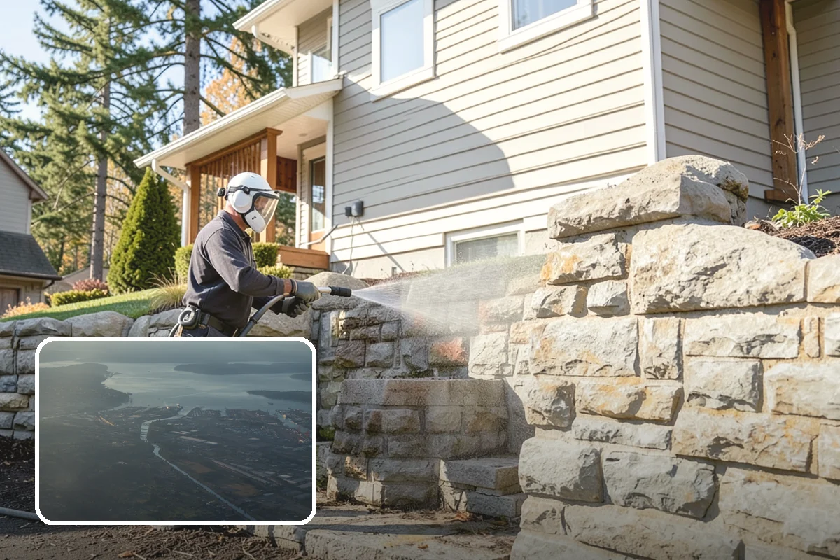 Cedar Siding Washing in Fife, Pierce County, WA - Protects soft cedar fibers from pressure damage
