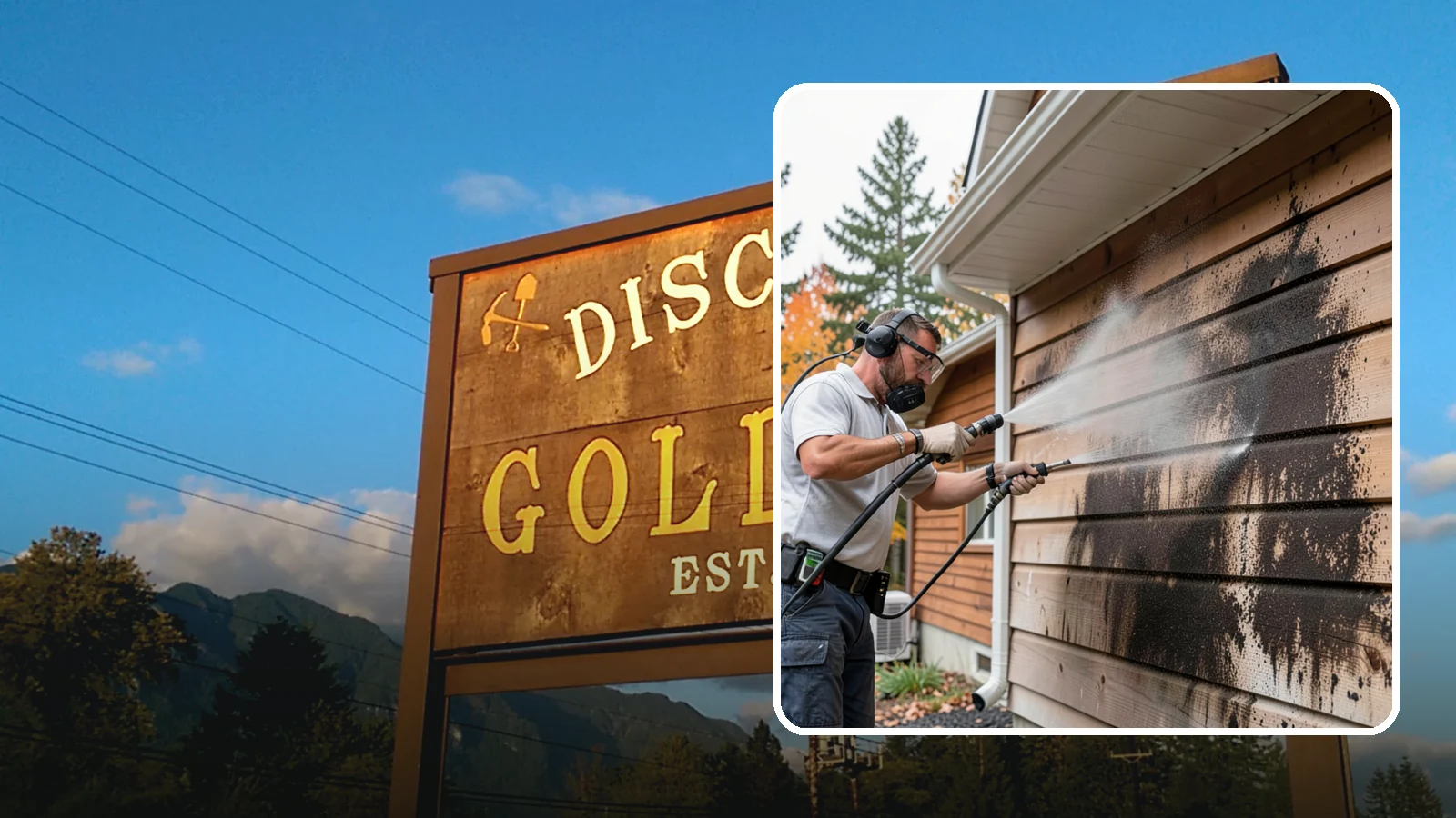 Cedar Siding Washing in Gold Bar, Snohomish County, WA - Cedar siding washing carefully clears mildew and dark streaks from shakes and boards while protecting cedar's soft, natural...