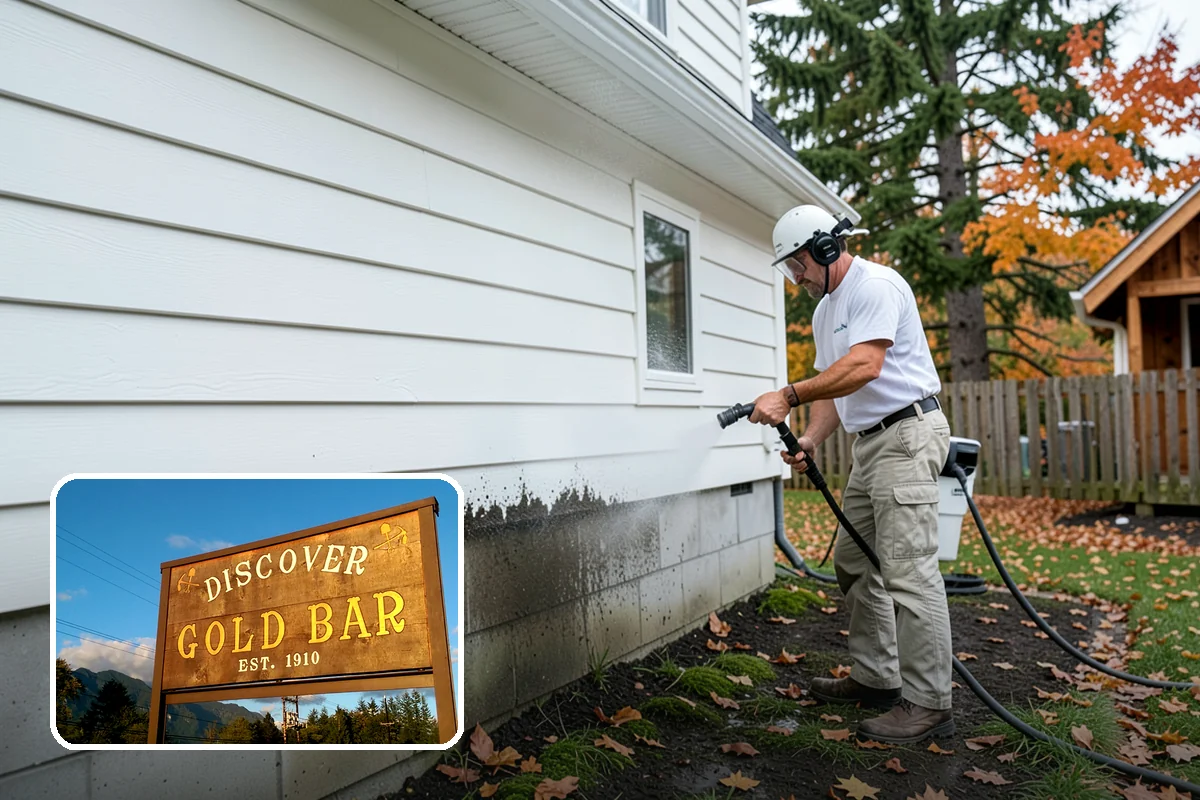 Cedar Siding Washing in Gold Bar, Snohomish County, WA - Protects soft cedar fibers from pressure damage