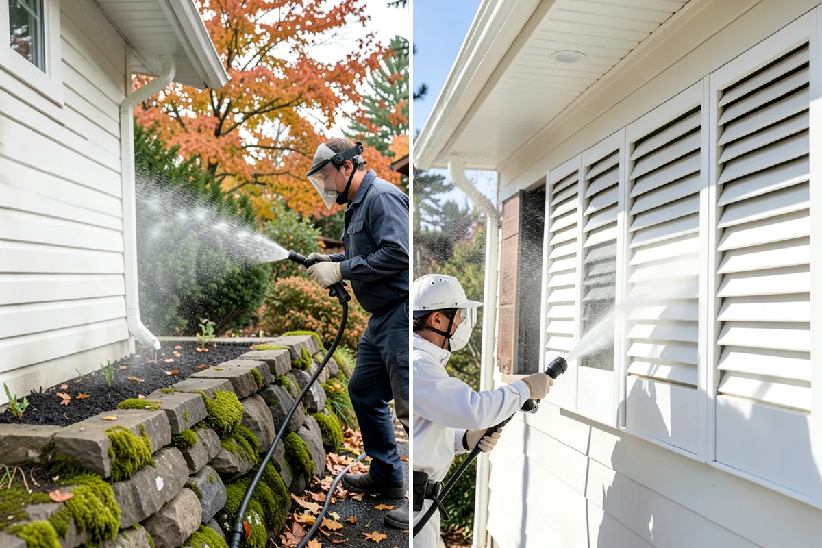 Cedar Siding Washing in Lakewood, Pierce County, WA - Inspect shakes and boards for loose or damaged pieces