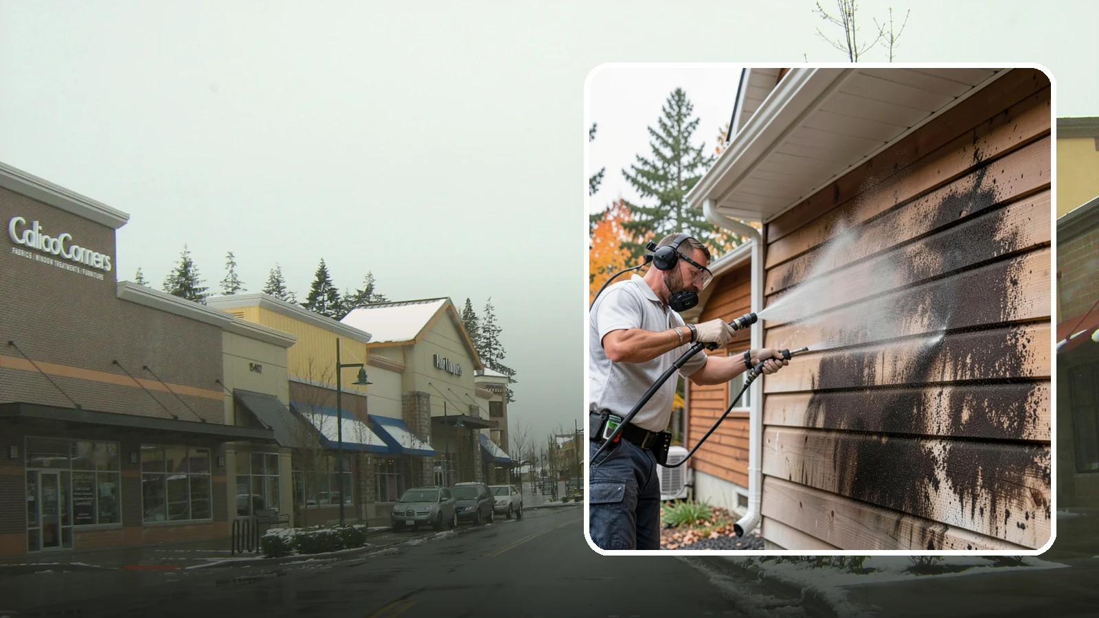 Cedar Siding Washing in Mill Creek, Snohomish County, WA - Cedar siding washing carefully clears mildew and dark streaks from shakes and boards while protecting cedar's soft, natural...