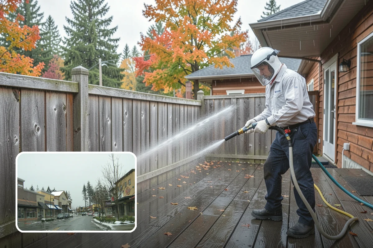 Cedar Siding Washing in Mill Creek, Snohomish County, WA - Protects soft cedar fibers from pressure damage