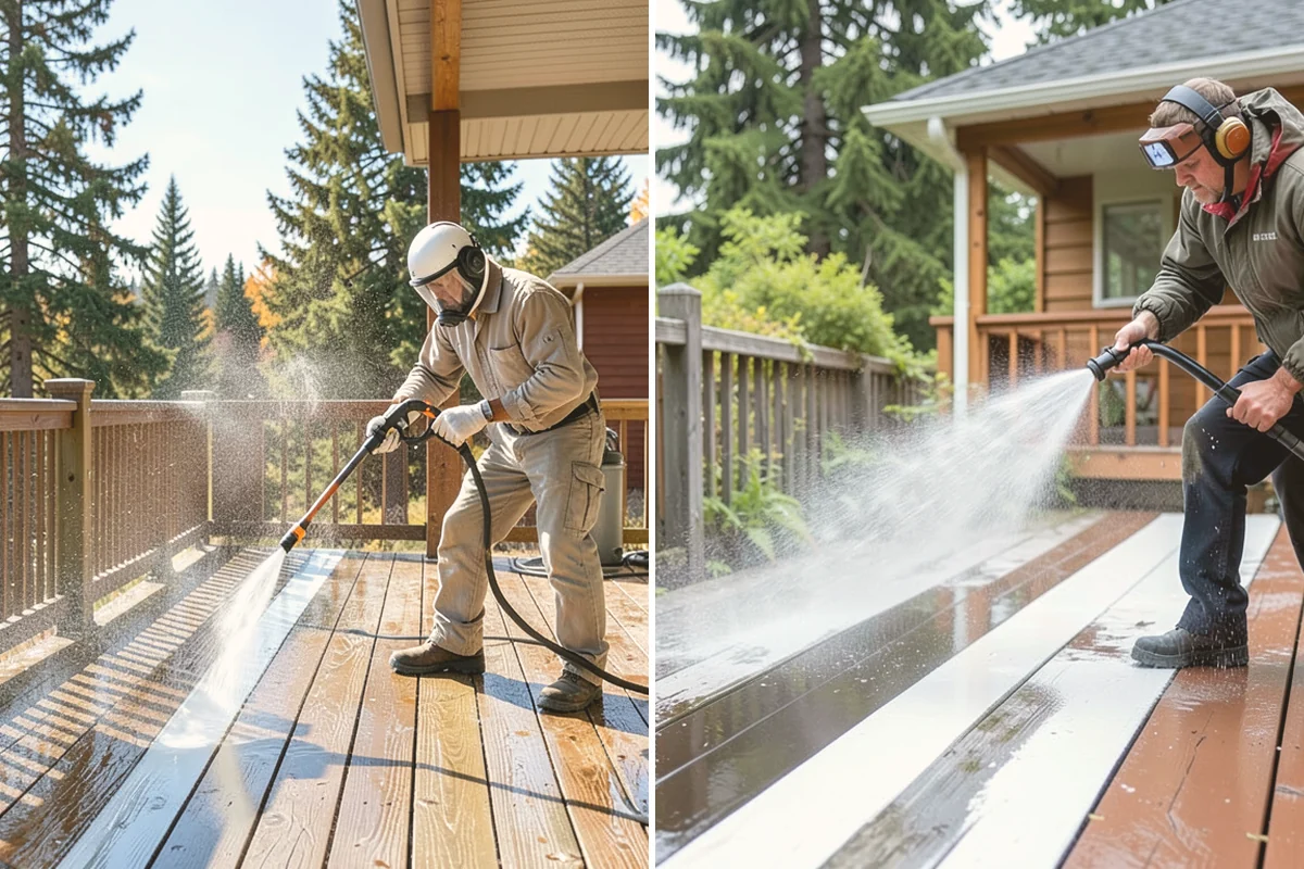 Cedar Siding Washing in Mount Vernon, Skagit County, WA - Inspect shakes and boards for loose or damaged pieces