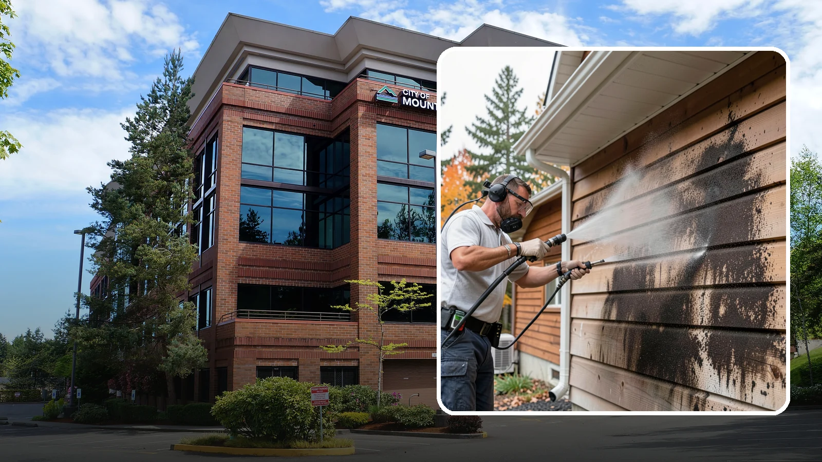 Cedar Siding Washing in Mountlake Terrace, Snohomish County, WA - Cedar siding washing carefully clears mildew and dark streaks from shakes and boards while protecting cedar's soft, natural...